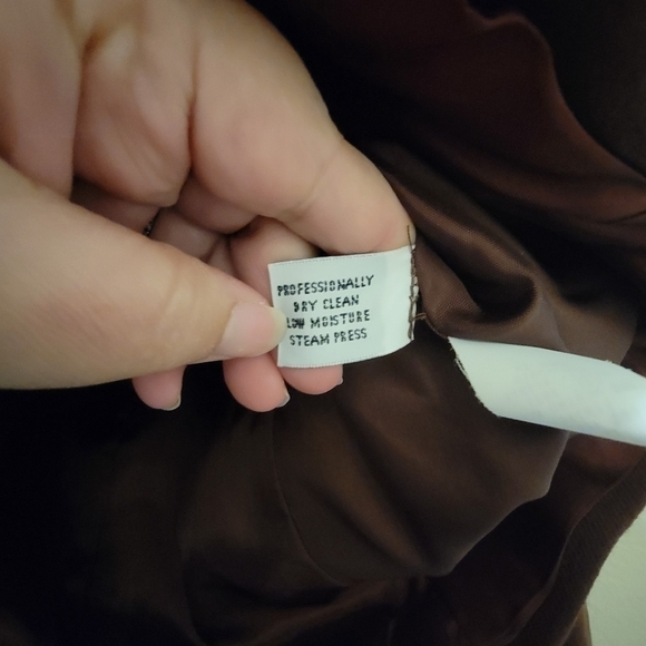 Urban Wool Merino Collection Coat Size 10 Brown - Picture 3 of 5